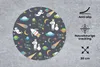 MuchoWow® Mauspad Mousepad Astronaut - Ufo - Regenbogen - Produktbild-Vorschau 2