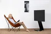 Wissmann Designer Supporto TV Swing Art 120-ST con rotelle Anteprima dell’immagine prodotto 4