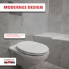 Grafner® WC Sitz aus MDF weiss Toilettendeckel Produktbild-Vorschau 2
