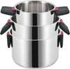 Linnuo 3tlg Topfset Induktion Kochtopf Set Edelstahl Töpfe Produktbild-Vorschau 2