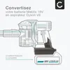 CELLONIC, Adaptateur compatible avec batterie Makita 18V Voir les images du produit 3