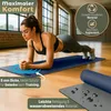 RE:SPORT Yogamatte Grau Fitnessmatte Gymnastikmatte Pilates Produktbild-Vorschau 6