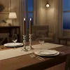 Candele a bastoncino LED Relaxdays, set da 6, A x P: 25 x 2 Anteprima dell’immagine prodotto 2