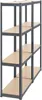 Juskys zestaw 2 półek do przechowywania Easy 2X 160x80x40cm Podgląd zdjęcia produktu 16