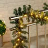 Künstliche Tannengirlande mit LED Tanne Girlande 270 cm Produktbild-Vorschau 1