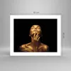 Poster - Poster ohne Rahmen - Gold Frau Stück - 50x40 cm - Produktbild-Vorschau 4