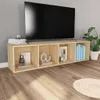 vidaXL Bücherregal/TV-Schrank Sonoma-Eiche 36x30x143 cm Produktbild-Vorschau 7