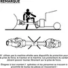 Arbre de transmission T2 Cardan 740mm 270Nm 540tr/min, Voir les images du produit 8