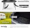 Table pliante en aluminium Bastian, réglable en hauteur - Voir les images du produit 5