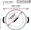 Coolinato Grossraumpfanne 28cm / 5,7l aus Edelstahl – Produktbild-Vorschau 8