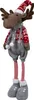 Elch 60cm (72cm) stehend, 2er Set Dekofigur Weihnachten Produktbild-Vorschau 3