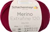 A ball of red yarn with a label. Produktbild-Vorschau
