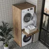 Roomart DUO-I Waschmaschinenschrank 67 cm breit, Eiche Produktbild-Vorschau 4