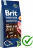 A bag of dog food with a green checkmark overlay. Náhled obrázku produktu