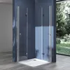doporro Eck-Duschkabine Eckdusche 75x100x190cm Produktbild-Vorschau 2
