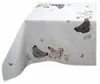 Nappe brodée avec un motif de poulets, 85 x 85 cm Voir les images du produit 1