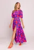Made of Emotion Maxi abito donna Gahevere I. M858 rosa-navy Anteprima dell’immagine prodotto 2