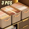 3PCS zusammenklappbare Kleidung Veranstalter Kleiderschrank Produktbild-Vorschau 1