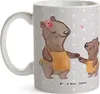 Mr. & Mrs. Panda Tasse Arbeitserzieherin Herz - Grau Produktbild-Vorschau 3
