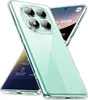 A clear protective case for a smartphone is shown, with another phone partially visible underneath. Produktbild-Vorschau