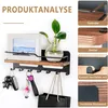 Schlüsselbrett Holz mit Ablage Schlüsselhalter mit 7 Haken Produktbild-Vorschau 9