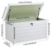 Livingandhome Verzinkter Stahl Gartenbox, 350L Auflagenbox, Produktbild-Vorschau 6