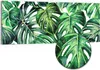 DEQORI Hybrid Leinwand Bild 150x60 cm 'Tropisches Flair' Produktbild-Vorschau 1