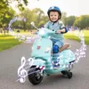 Moto elettrica per bambini COSTWAY, Vespa 12V con ruote da Anteprima dell’immagine prodotto 2