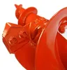 Close-up view of the cutting head of an earth auger. Anteprima dell’immagine prodotto