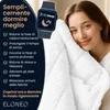 ELONEO Coperta ponderata in pile, sherpa, coperta Anteprima dell’immagine prodotto 3