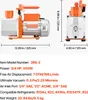Vevor Pompa Próżniowa 7 Cfm 198 L Min 2-Stopniowa 550W Podgląd zdjęcia produktu 7