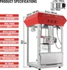 VEVOR maszyna do popcornu maszyna do popcornu 850 W, Podgląd zdjęcia produktu 7