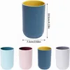 4er Set Zahnputzbecher Kunststoff 330ml matt Produktbild-Vorschau 7