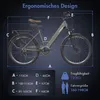 E-Bike MTB, Pannensichere Reifen 26 Zoll, Rostfreie Produktbild-Vorschau 15