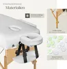 Skládací dřevěné masážní lehátko, 3 zóny, 10 cm čalounění Náhled obrázku produktu 15