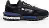 A single black Lacoste sneaker shown from the side. Produktbild-Vorschau