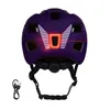 Force Kinderhelm Zebu mit Blinklicht Violett Größe S-M Produktbild-Vorschau 3
