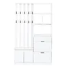 Merax Garderobenschrank mit Schuhschrank und Sitzbank, Produktbild-Vorschau 7