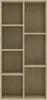 vidaXL Libreria in rovere Sonoma 50x25x106 cm in materiale Anteprima dell’immagine prodotto 10