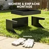 Outsunny Garage für Mähroboter mit Pflanzkasten, Garage für Produktbild-Vorschau 7