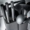 Klausberg Küchen Set 5 Messer und Utensilien Schwarz Produktbild-Vorschau 14