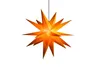 A star-shaped lantern is suspended against a white background. Produktbild-Vorschau