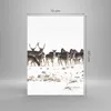 Bilder auf glas - Einteilig - Hirsch Winter Tierwelt Produktbild-Vorschau 3