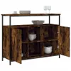 vidaXL Příborník kouřový dub 100x35x80 cm odvozený výrobek Náhled obrázku produktu 4