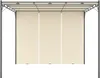 Padiglione da giardino con tenda laterale 3x3x2,25 m crema Anteprima dell’immagine prodotto 1