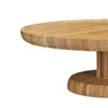 Relaxdays Tortenplatte rund, 33 cm, aus Bambus, mit Produktbild-Vorschau 3