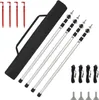 SWANEW 4x Zeltstange Tarpstange Aufstellstange Tragetasche Produktbild-Vorschau 1