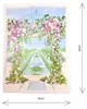 3D Pop-Up Hochzeitskarte Hochzeitszeremonie im Rosengarten, Produktbild-Vorschau 7