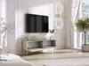 CHAISE TV : Cachemire, pieds dorés, 140 x 52 x 32 cm Voir les images du produit 3