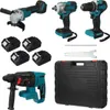 Drillpro 4-in-1 Elektrowerkzeug-Set: 800Nm Schlagschrauber, Produktbild-Vorschau 1